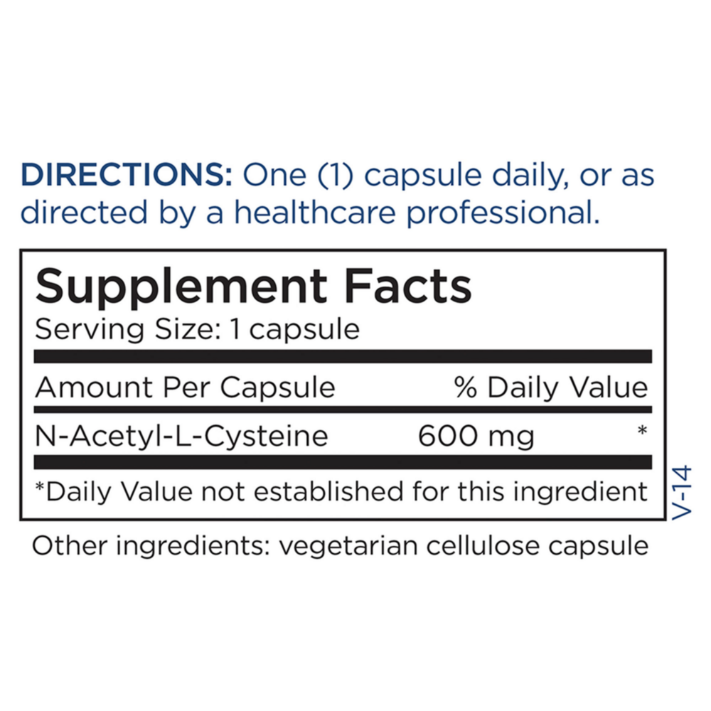 Product image for NAC 600mg.