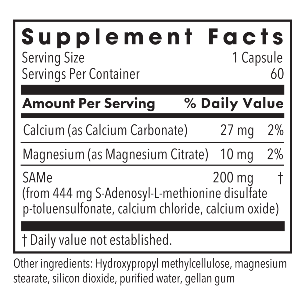 Product image for SAMe 200mg.