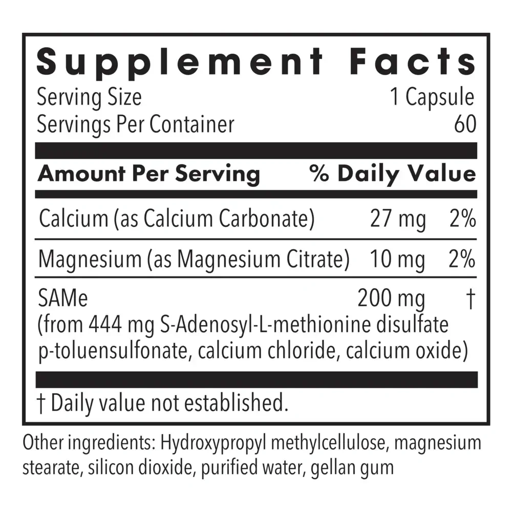 Product image for SAMe 200mg.