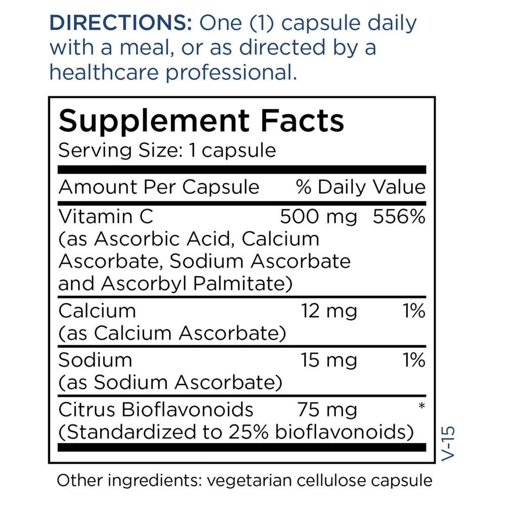 Product image for Buffered Vitamin C 500mg.