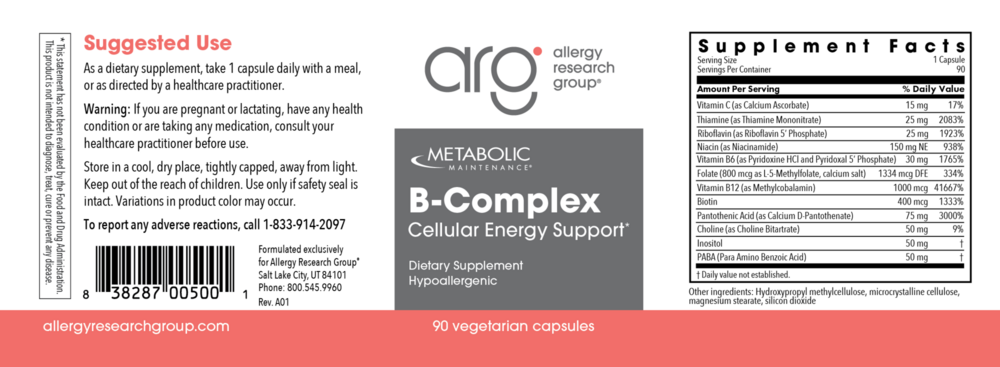 Product image for B-Complex.