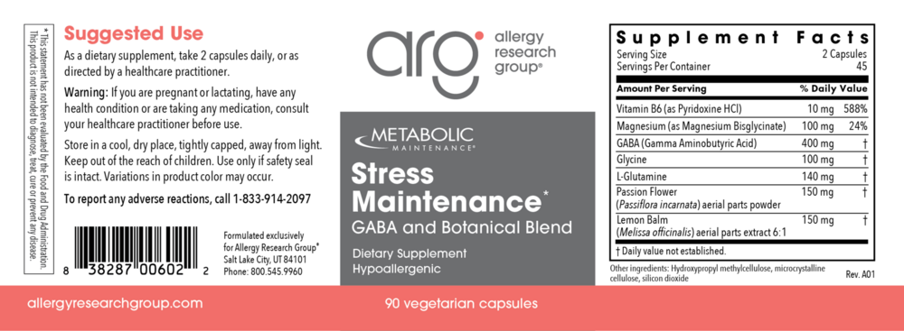 Product image for Stress Maintenance.