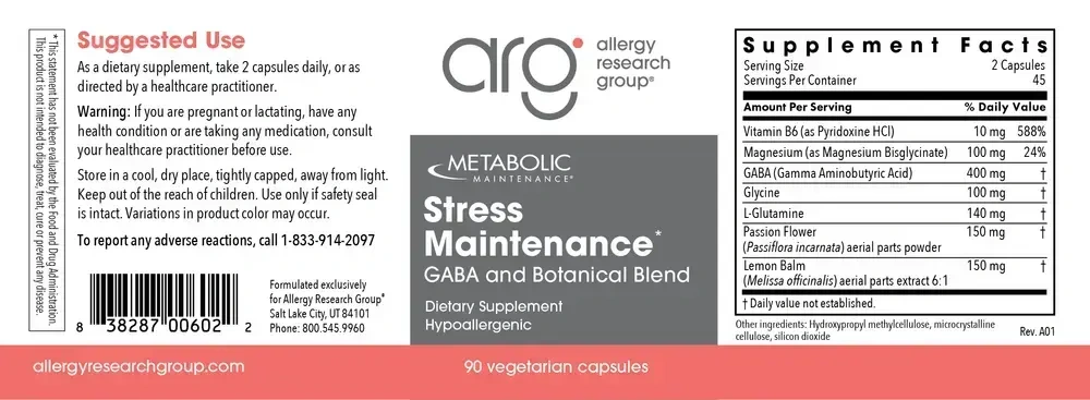 Product image for Stress Maintenance.