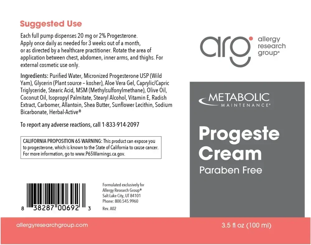 Product image for Progeste Cream.