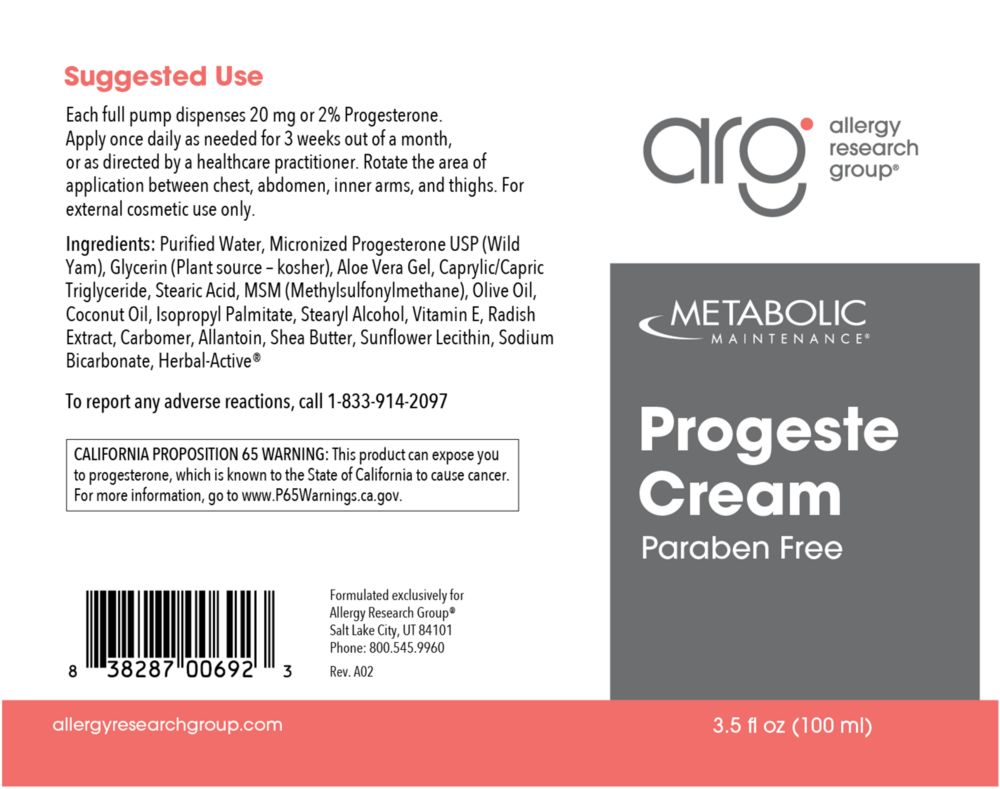 Product image for Progeste Cream.