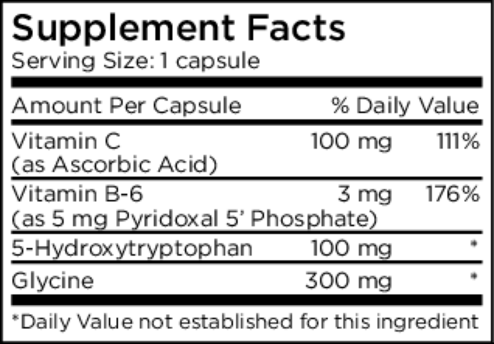Product image for 5-HTP 100mg.