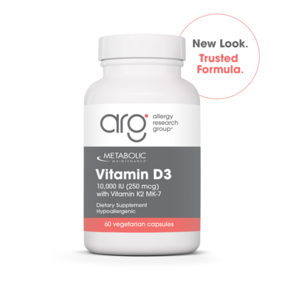 Vitamin D-3 [10,000 IU] with Vitamin K2 60 capsules