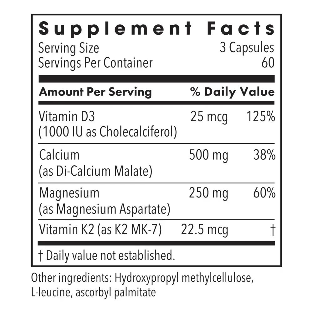 Product image for Cal/Mag Plus w/ Vit D and K-2.