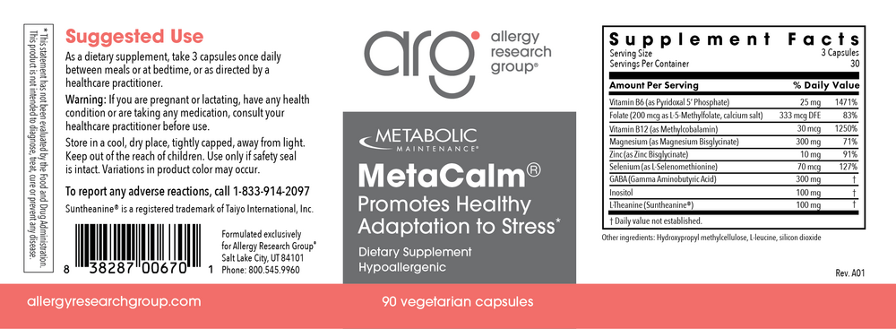 Product image for MetaCalm.