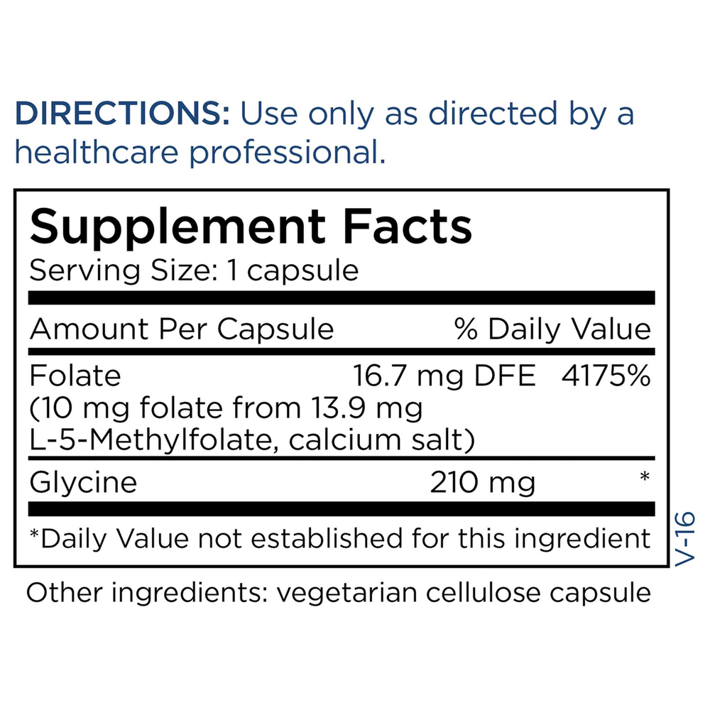 Product image for L-Methylfolate 10mg.