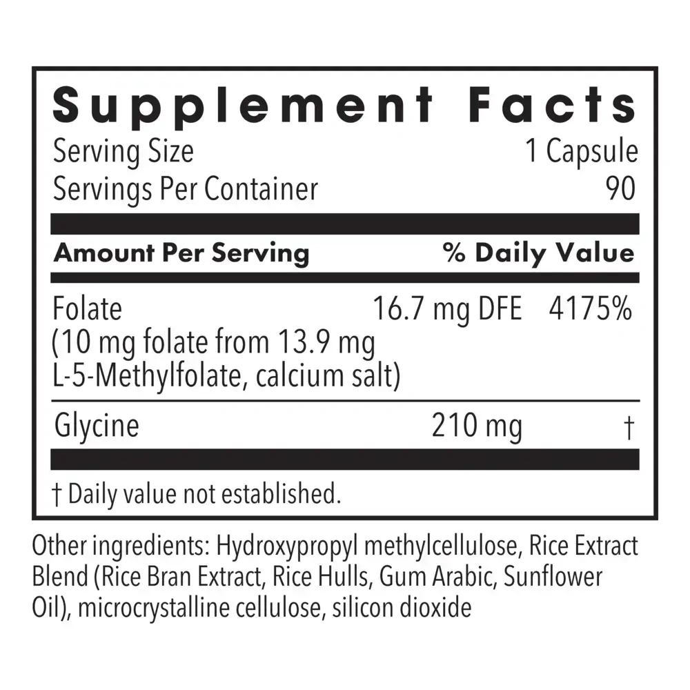 Product image for L-Methylfolate 10mg.