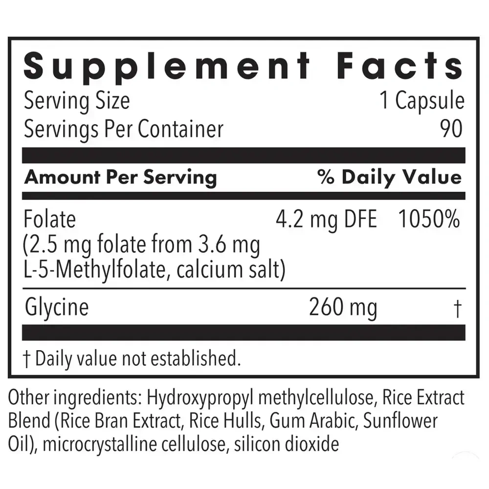 Product image for L-Methylfolate 2.5 mg.