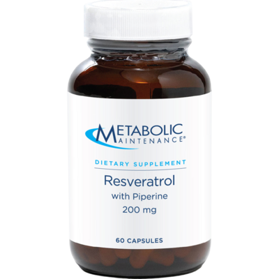 Resveratrol with Piperine 60 capsules