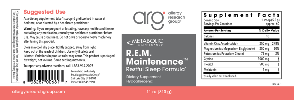 Product image for R.E.M. Maintenance.