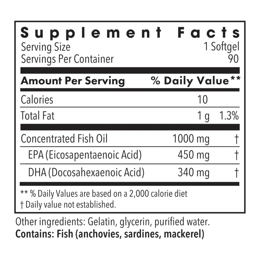 Product image for Mega Omega™ Extra Strength 450EPA/340 DHA.