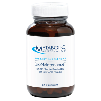 BioMaintenance™ Shelf Stable Probiotic 50 billion 12 Strains 60 capsules