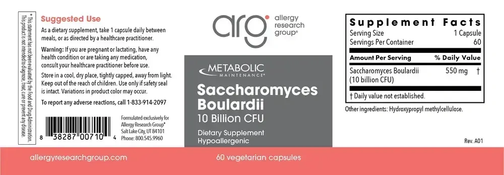 Product image for Saccharomyces Boulardii 10 Billion.