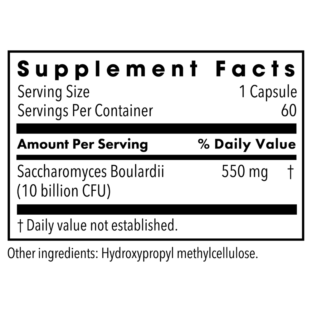 Product image for Saccharomyces Boulardii 10 Billion.