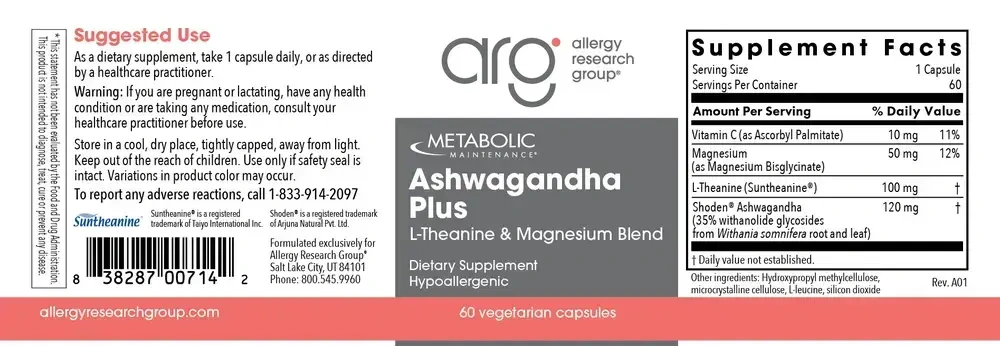 Product image for Ashwagandha Plus.