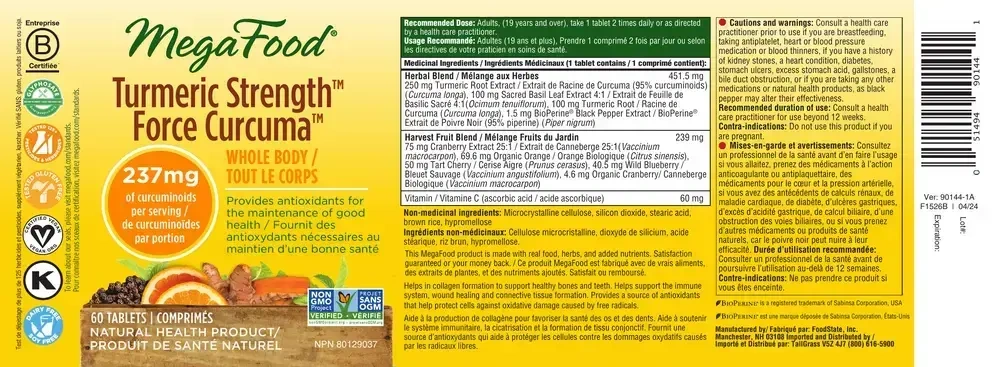 Product image for Turmeric Strength.