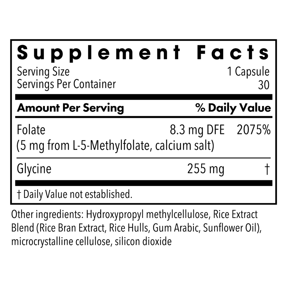 Product image for L-Methylfolate 5 mg.