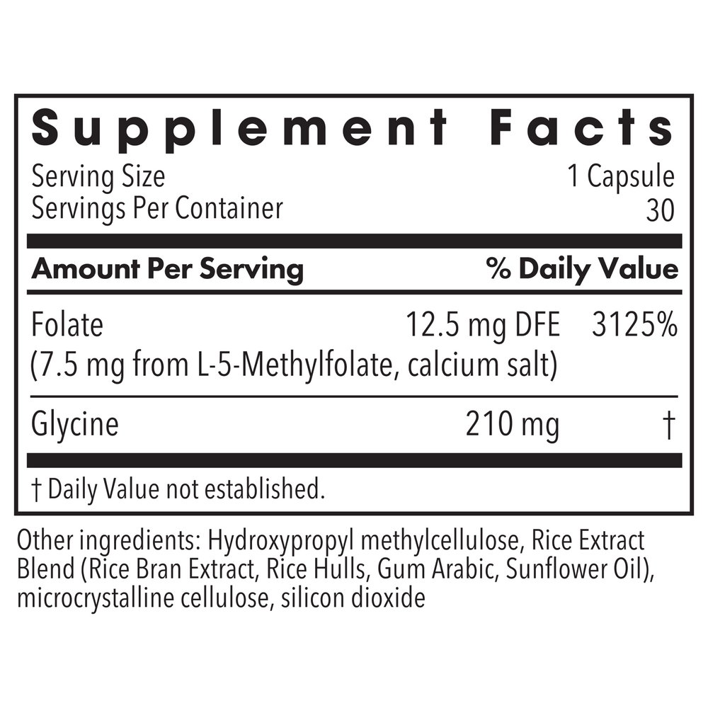 Product image for L-Methylfolate 7.5mg.
