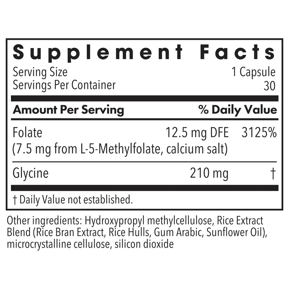Product image for L-Methylfolate 7.5mg.