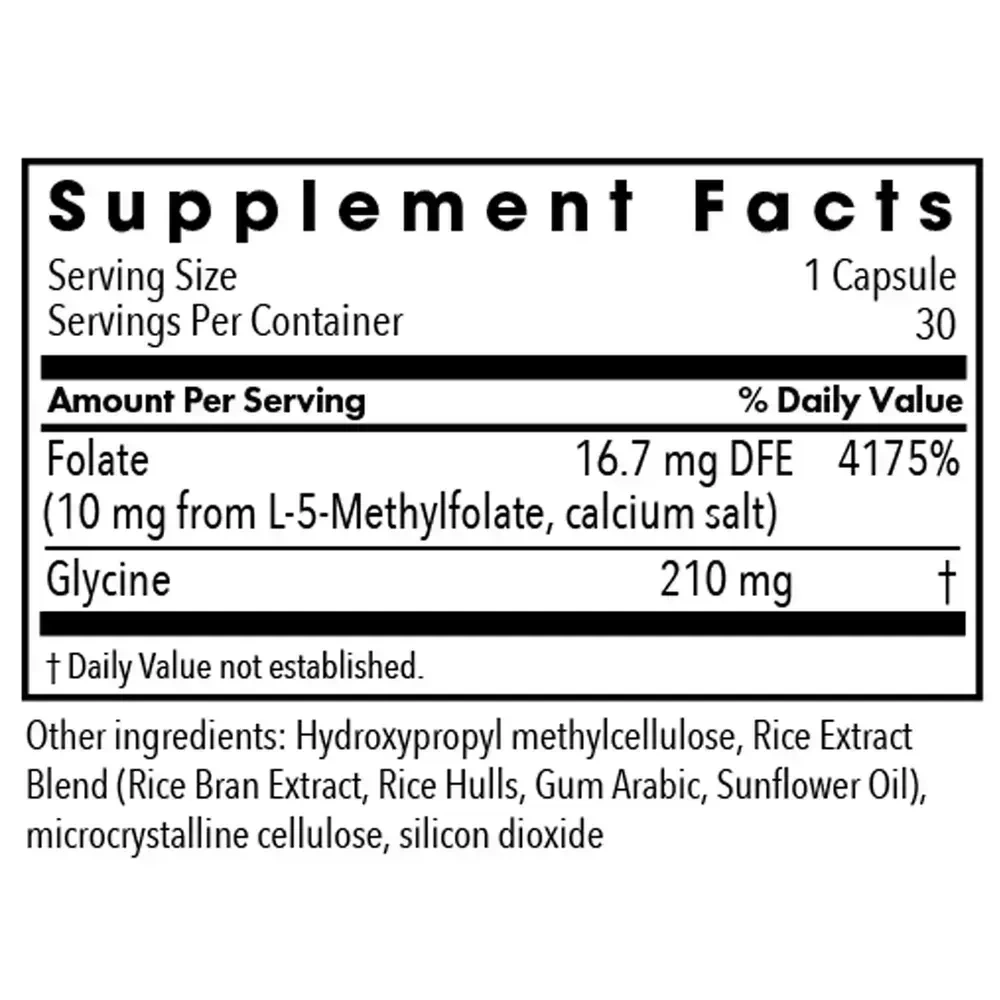 Product image for L-Methylfolate 10 mg.