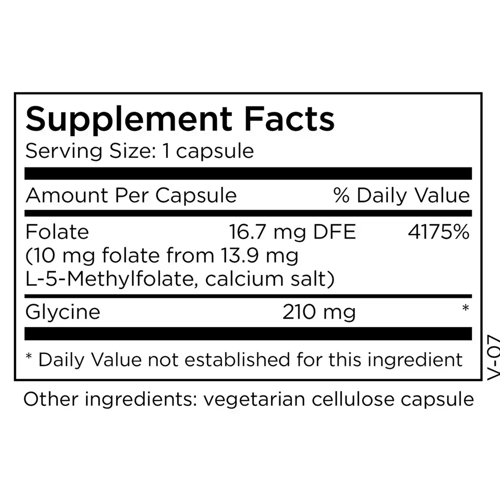 Product image for L-Methylfolate 10 mg.