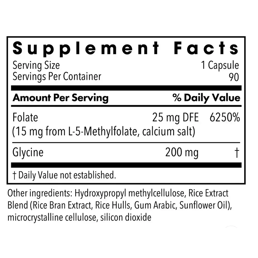 Product image for L-Methylfolate 15 mg.