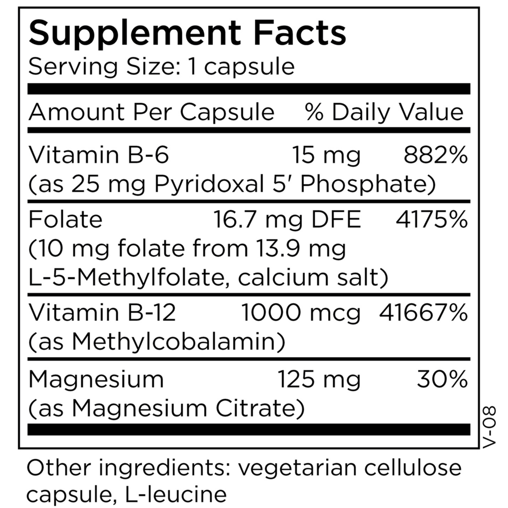 Product image for L-Methylfolate 10 mg + Cofactors.