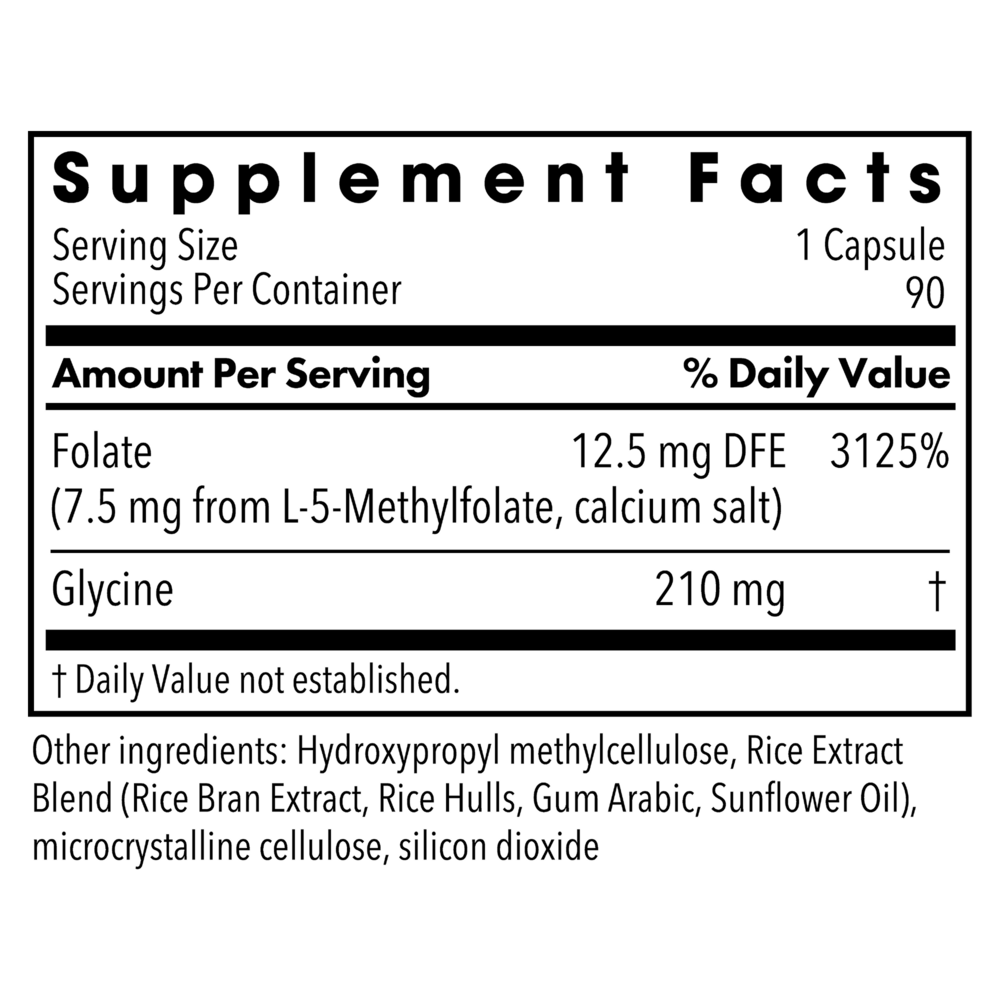 Product image for L-Methylfolate 7.5mg.