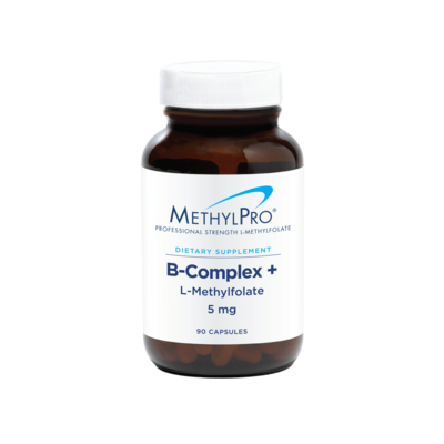 B-Complex + 5 mg L-Methylfolate 90 capsules