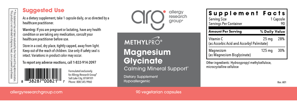 Product image for Magnesium Glycinate.