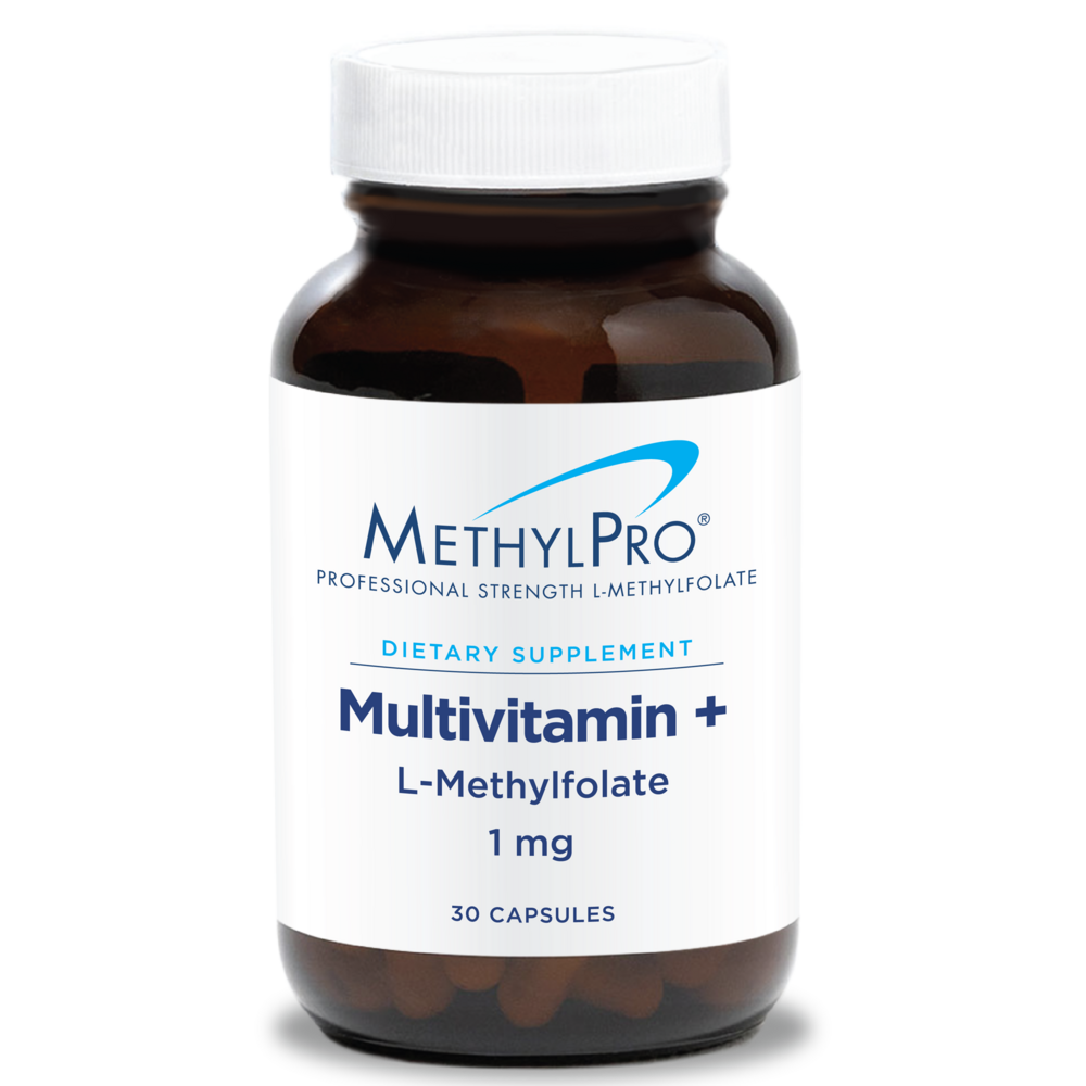 Product image for Multivitamin + 1mg L-Methylfolate.
