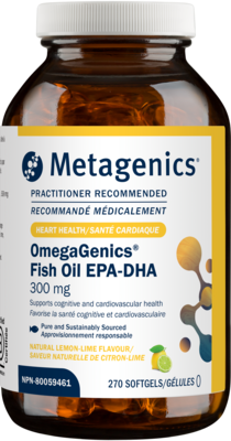OmegaGenics®  Fish Oil EPA-DHA 300 mg 270 Softgels