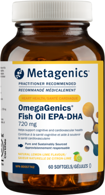 OmegaGenics® Fish Oil EPA-DHA 720 mg