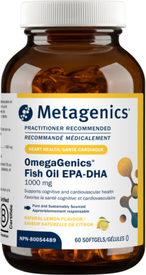 OmegaGenics® Fish Oil EPA-DHA 1000mg 60 Softgels