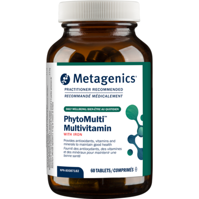 Product image for PhytoMulti® Multivitamin with Iron (60 tablets).