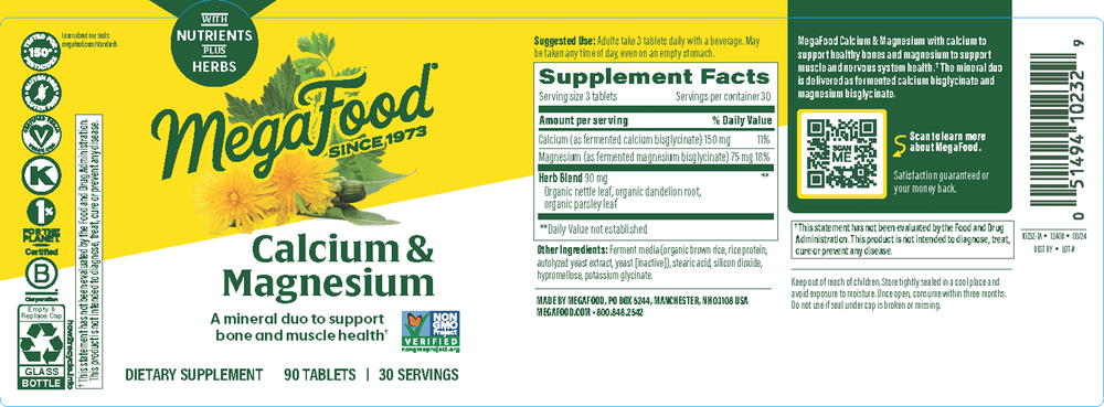 Product image for Calcium &amp; Magnesium.