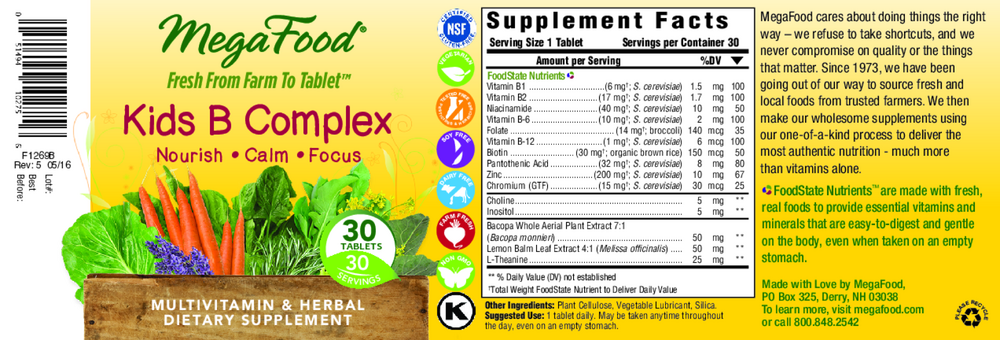 Product image for Kid's B Complex.