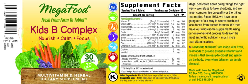Product image for Kid's B Complex.