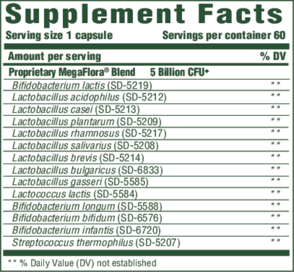 Product image for MegaFlora® Kids Probiotic.