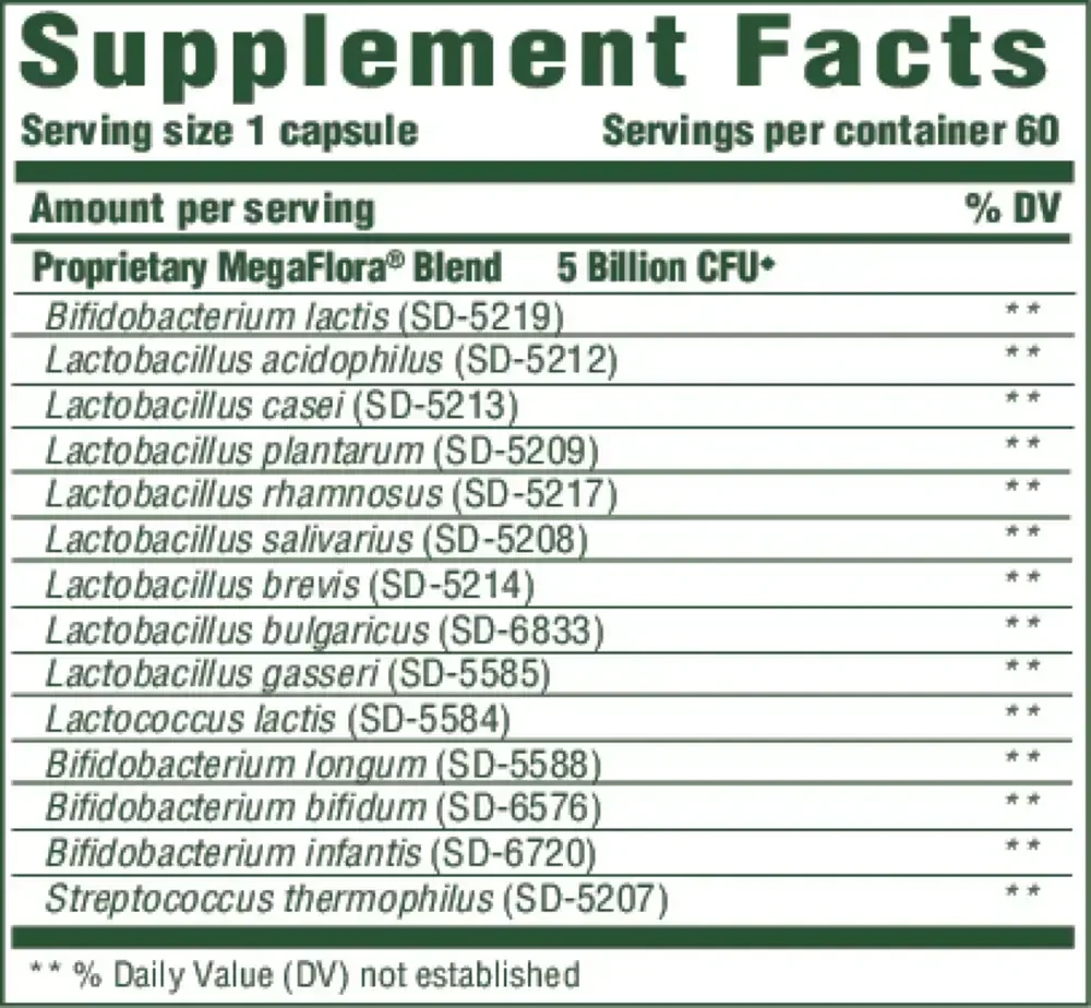 Product image for MegaFlora® Kids Probiotic.