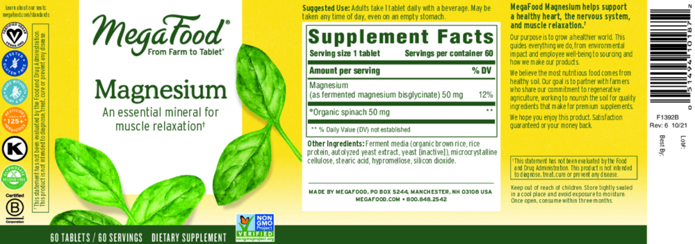 Product image for Magnesium.