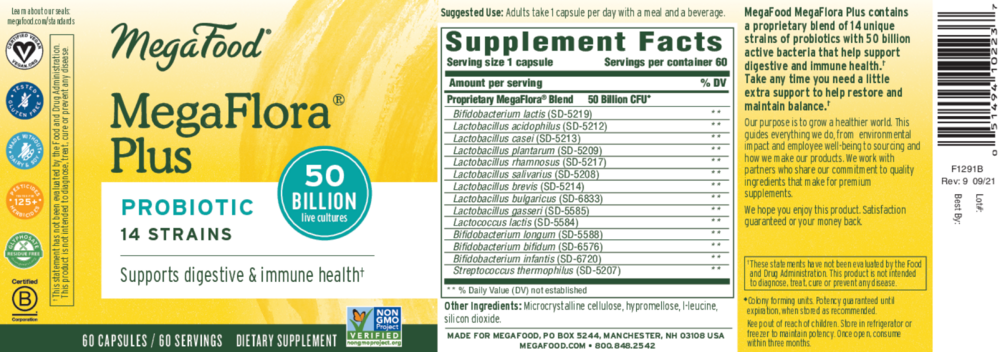 Product image for MegaFlora® Plus.
