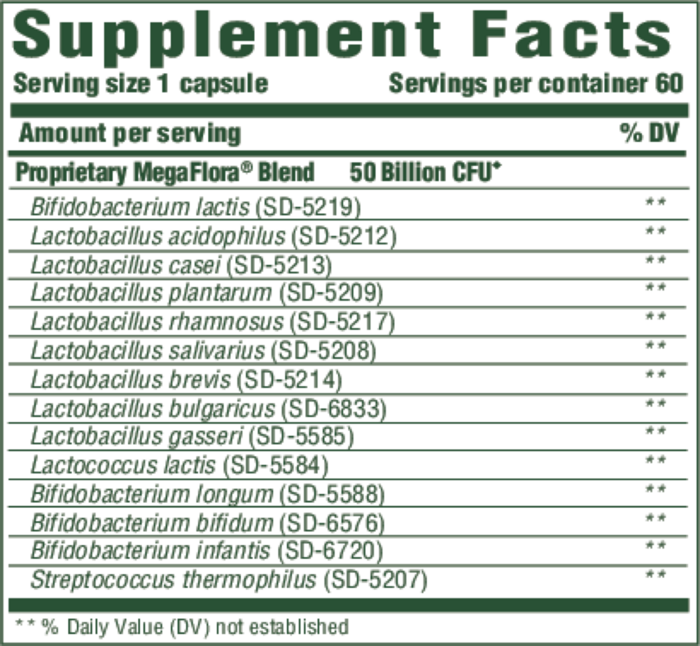 Product image for MegaFlora® Plus.