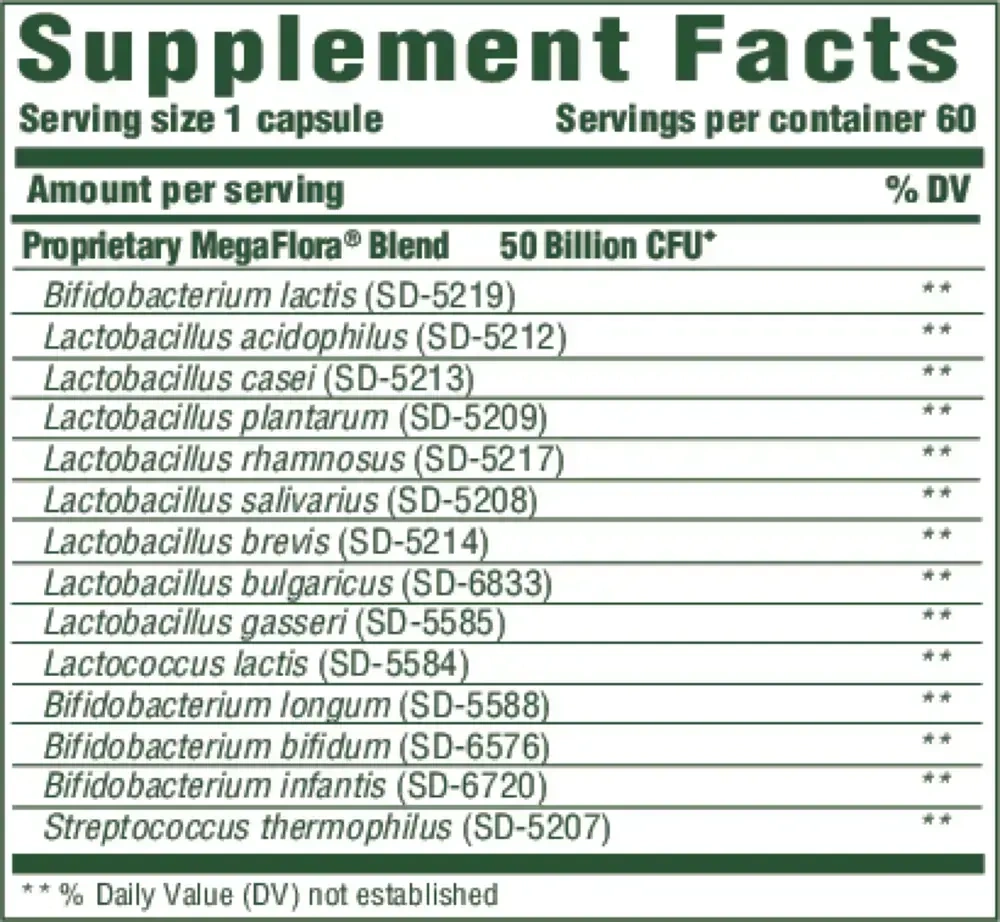 Product image for MegaFlora® Plus.