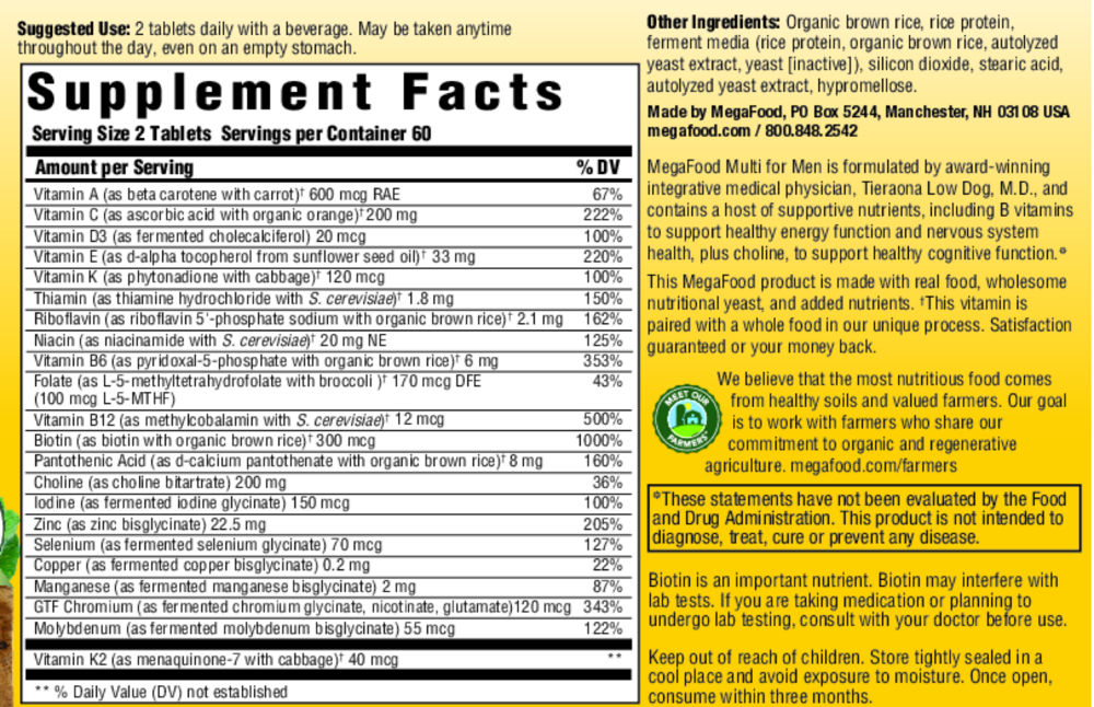 Product image for Multi for Men.