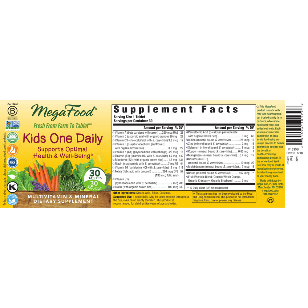 Product image for Kids One Daily Multivitamin.